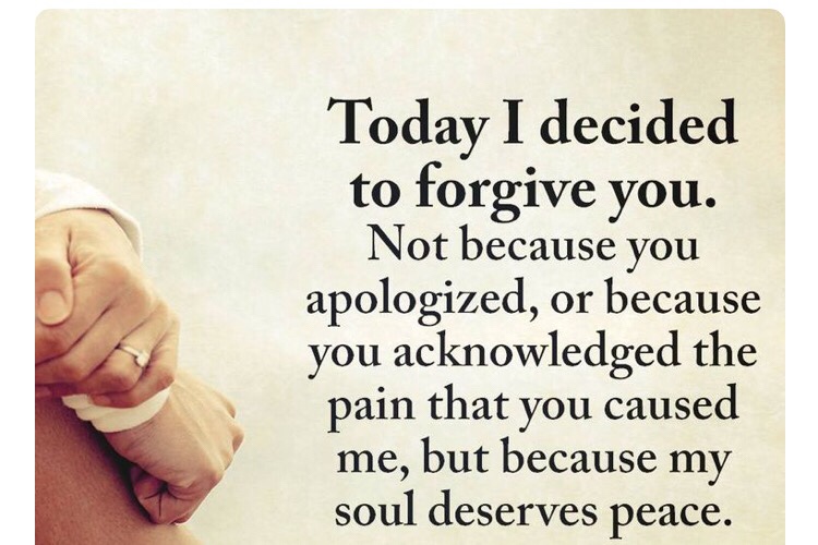 Forgiving